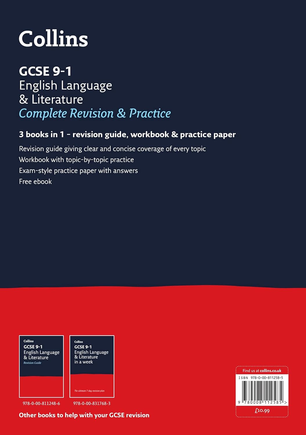 GCSE 9-1 English Language and English Literature All-in-One Revision and Practice: Ideal for the 2025 and 2026 exams (Collins GCSE 9-1 Revision)-1