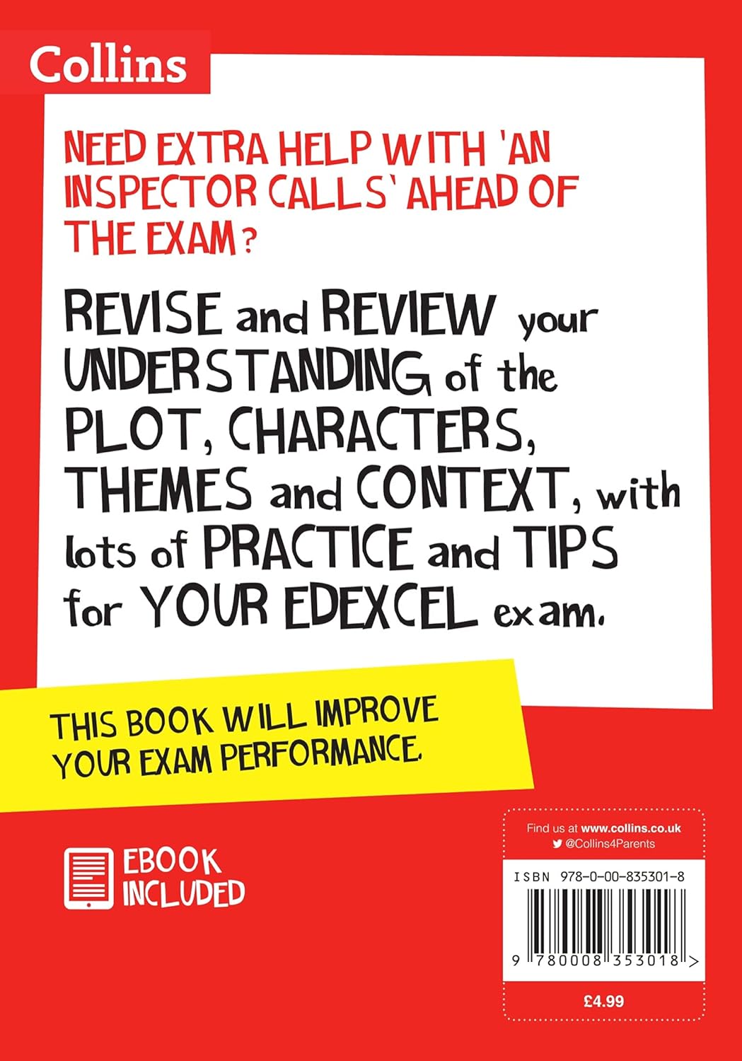 An Inspector Calls: Edexcel GCSE 9-1 English Literature Text Guide: Ideal for the 2025 and 2026 exams (Collins GCSE Grade 9-1 SNAP Revision)-1