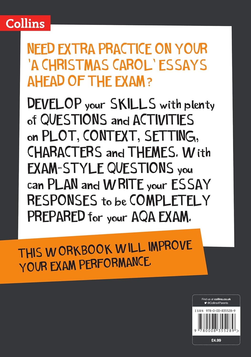 A Christmas Carol: AQA GCSE 9-1 English Literature Workbook: Ideal for the 2025 and 2026 exams (Collins GCSE Grade 9-1 SNAP Revision)-1