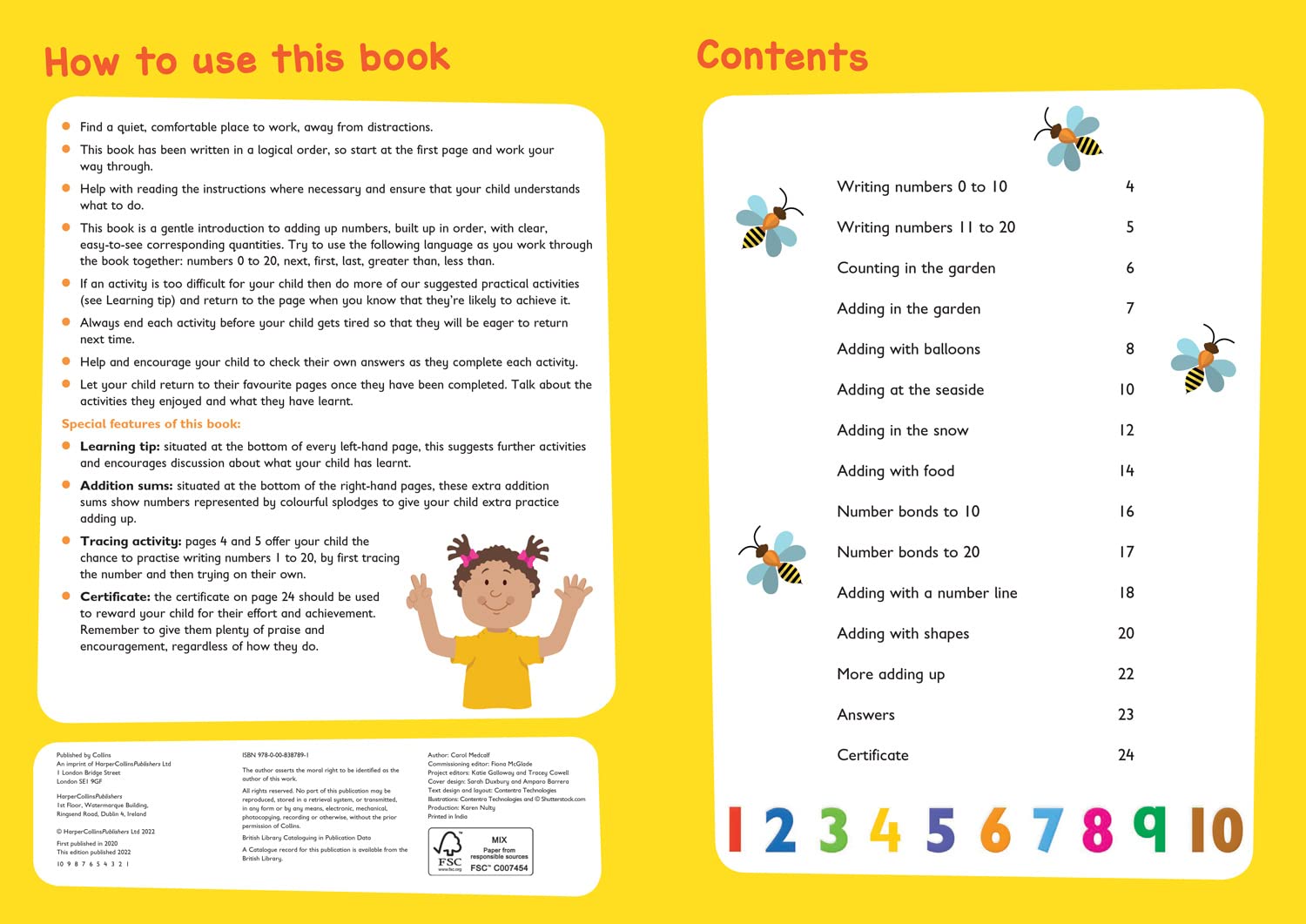 Adding Up Ages 3-5: Ideal for home learning (Collins Easy Learning Preschool)-1