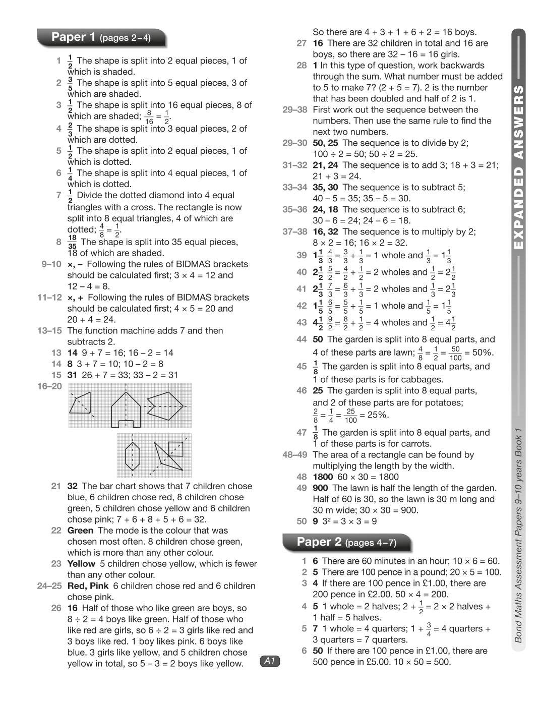 Bond 11+ English, Maths, Verbal Reasoning, Non Verbal Reasoning: Assessment Papers: 9-10 Yrs Bundle-2