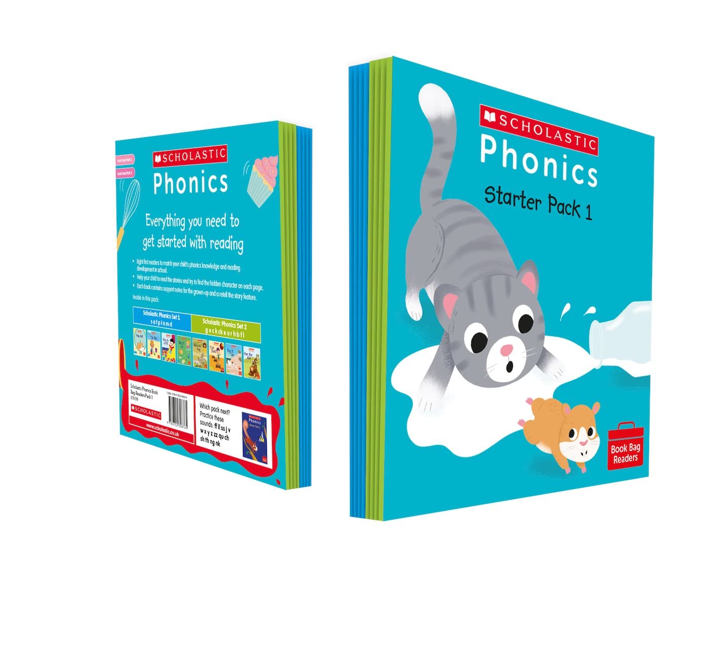 Scholastic Phonics for Little Wandle: Starter Pack 1. Decodable Phonic Books for Ages 4 6 (Phonics Book Bag Readers)-0