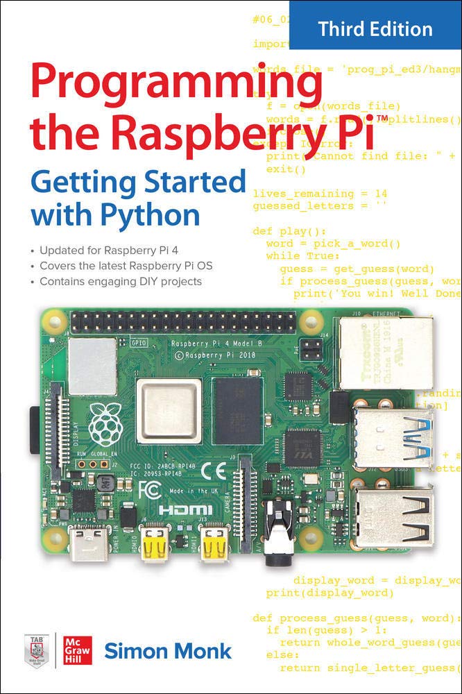 Programming the Raspberry Pi, Third Edition: Getting Started with Python (ELECTRONICS)-0