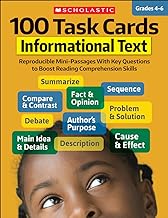 100 Task Cards: Informational Text: Reproducible Mini-Passages with Key Questions to Boost Reading Comprehension Skills