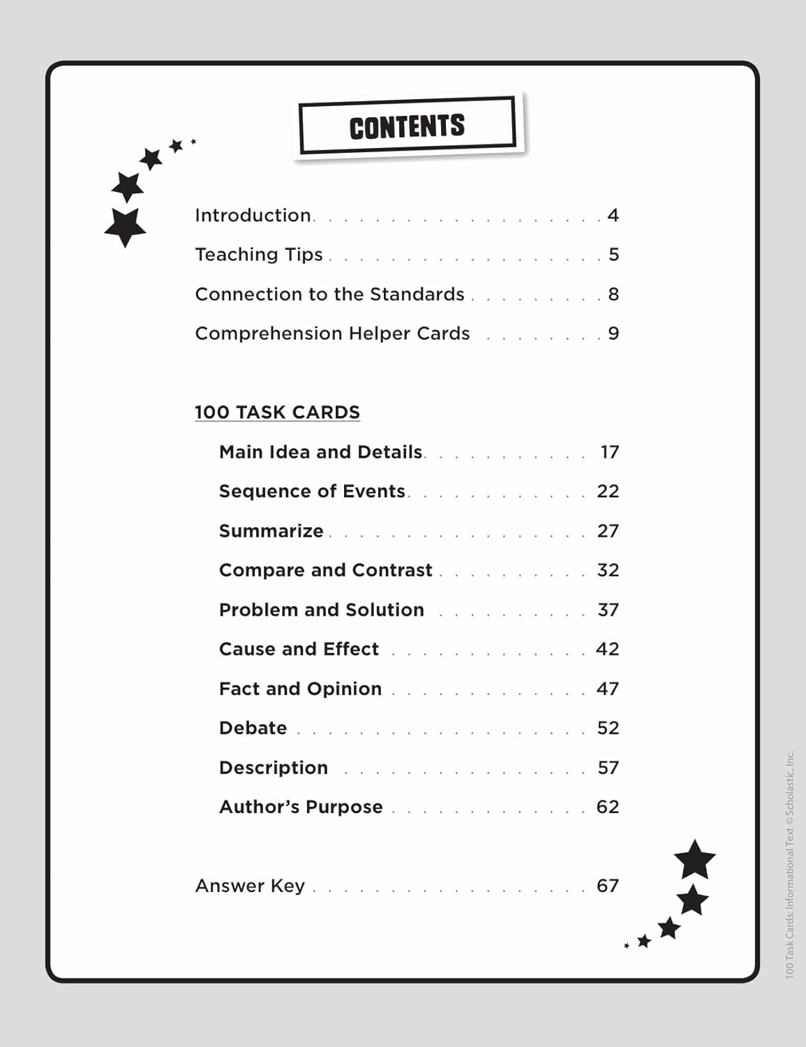 100 Task Cards: Informational Text: Reproducible Mini-Passages with Key Questions to Boost Reading Comprehension Skills-1