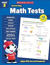 Scholastic Success with Math Tests Grade 5 Workbook