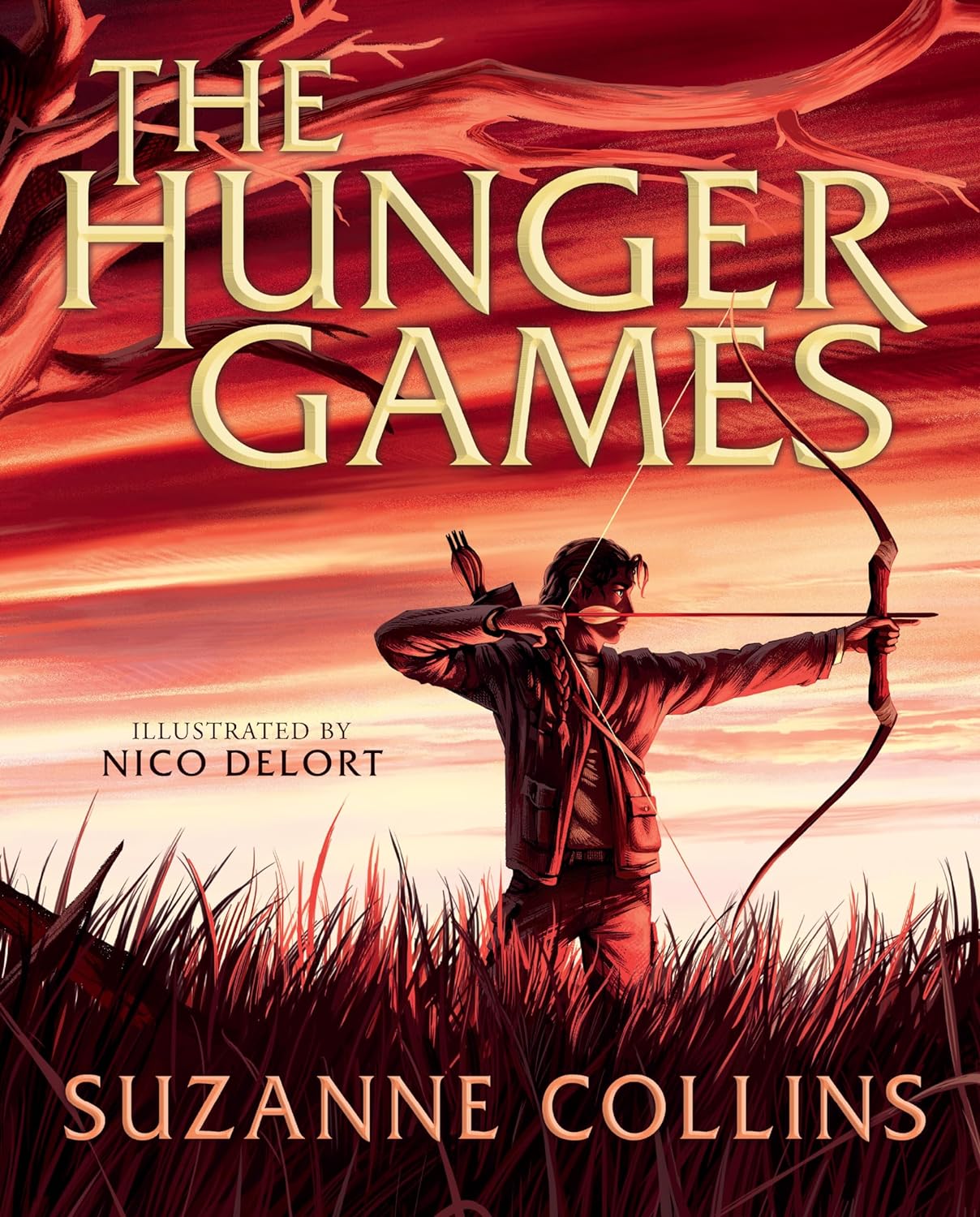 The Hunger Games: Illustrated Edition (the number one global phenomenon now with extraordinary art by Nico Delort)-0