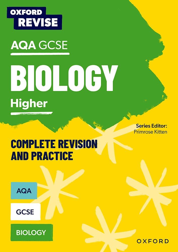 Oxford Revise AQA GCSE Biology Revision and Exam Practice 4* winner Teach Secondary 2021 awards (Oxford Revise Science), Cover May vary-0