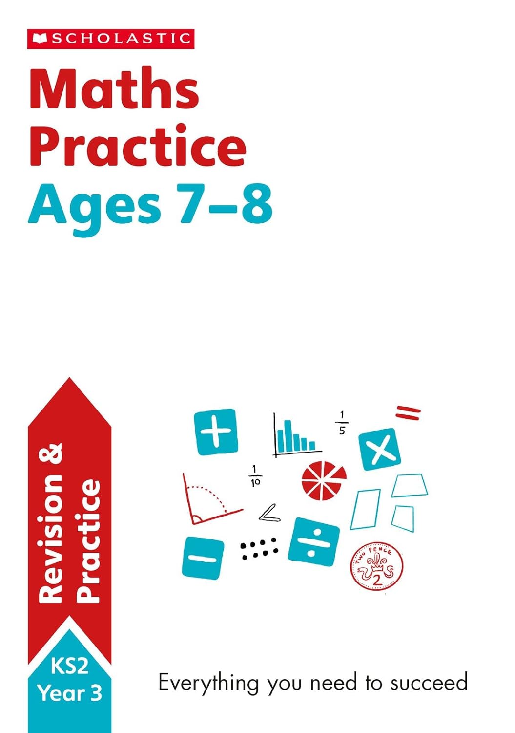 Maths practice book for ages 7-8 (Year 3). Perfect for Home Learning. (100 Practice Activities)-0