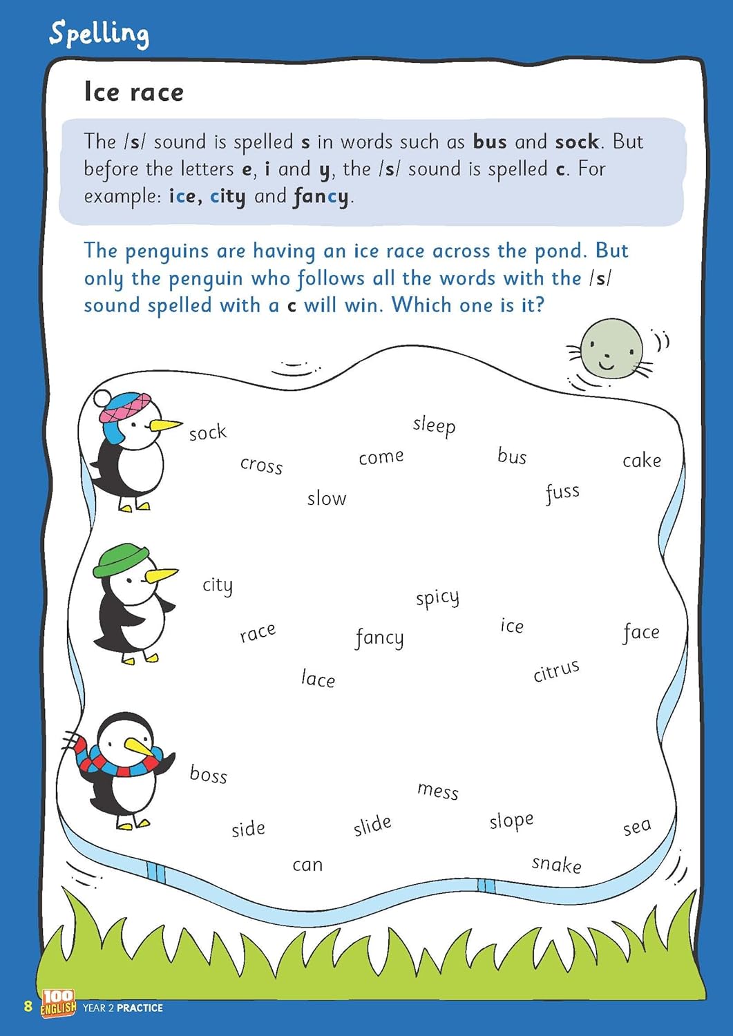 English practice book for ages 6-7 (Year 2). Perfect for Home Learning. (100 Practice Activities)-2