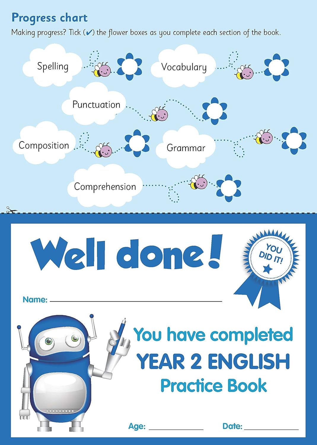 English practice book for ages 6-7 (Year 2). Perfect for Home Learning. (100 Practice Activities)-5