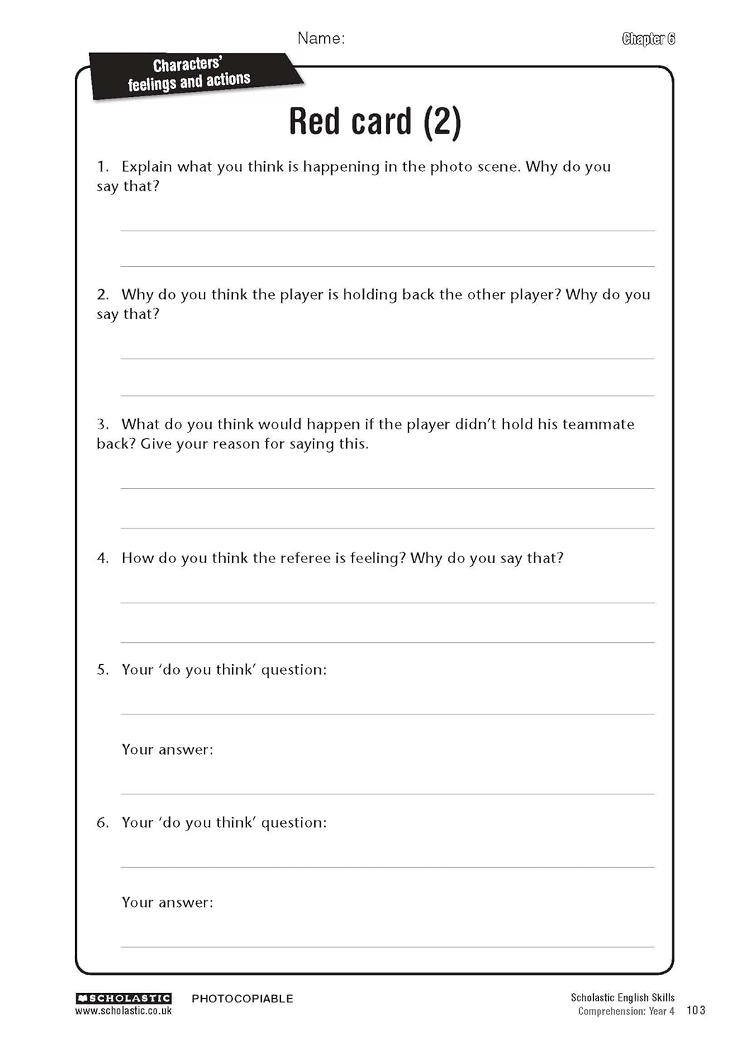 Comprehension Teacher Resource for teaching children ages 8 to 9 (Year 4). Lessons for comprehension skills are covered including predicting, clarifying and questioning.(Scholastic English Skills): 1-3