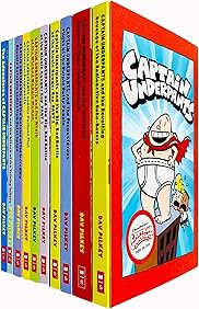 Captain Underpants: 10 Book Set