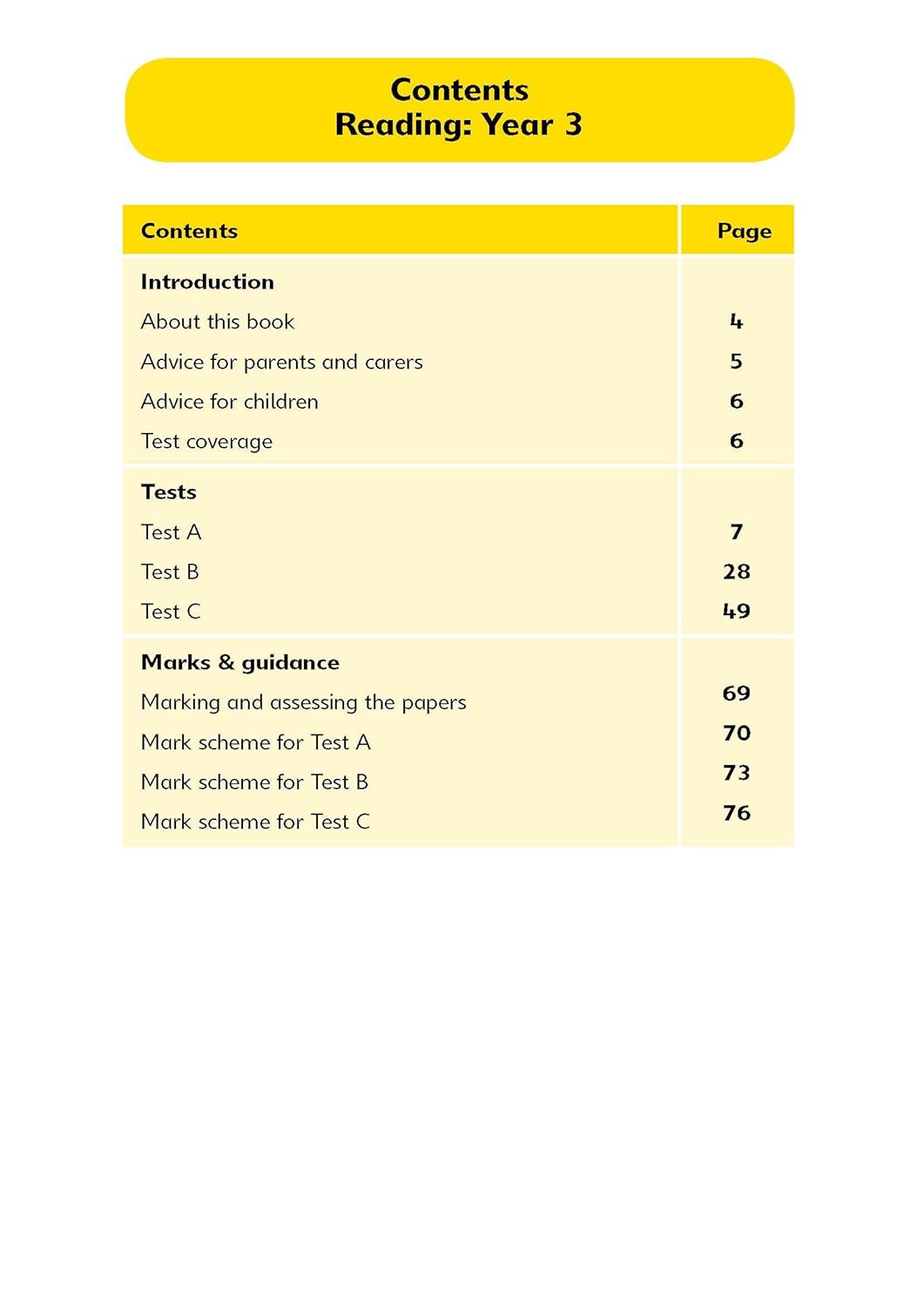 Reading Practice Tests for Ages 7-8 (Year 3) Includes three complete test papers plus answers and mark scheme (National Curriculum SATs Tests): 1-1