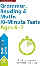 Quick test grammar, reading and maths activities for children ages 6-7 (Year 2). Perfect for Home Learning. (10 Minute SATs Tests)