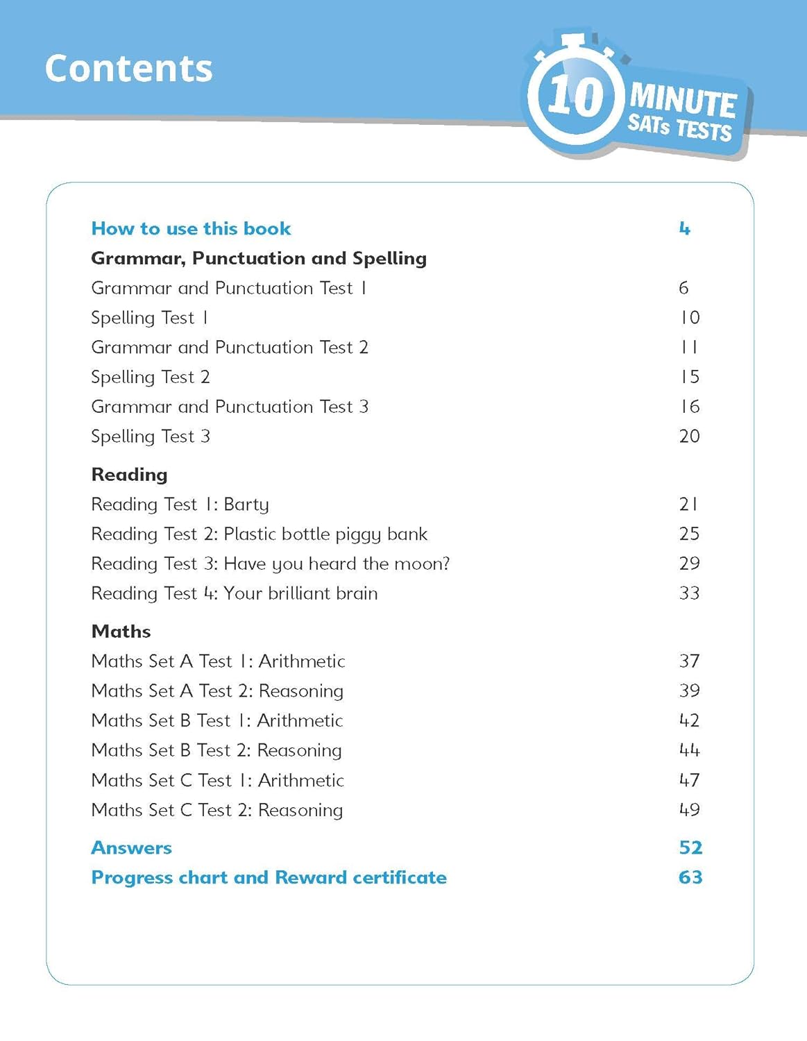 Quick test grammar, reading and maths activities for children ages 6-7 (Year 2). Perfect for Home Learning. (10 Minute SATs Tests)-1