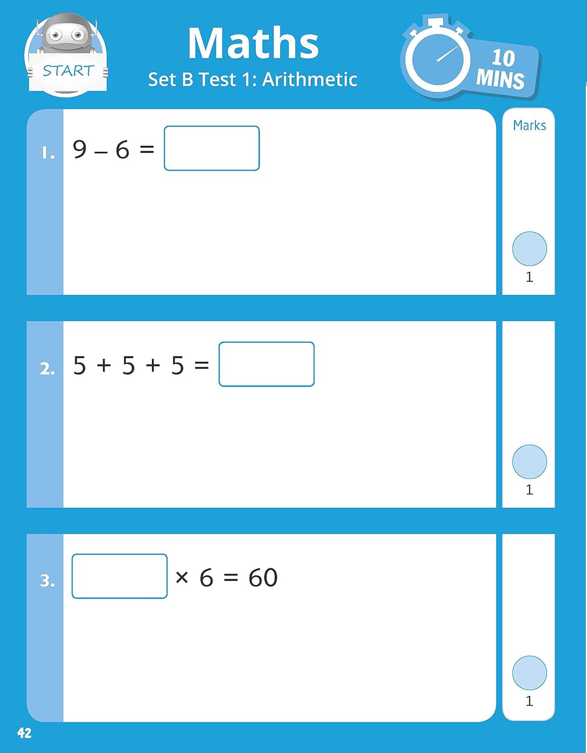 Quick test grammar, reading and maths activities for children ages 6-7 (Year 2). Perfect for Home Learning. (10 Minute SATs Tests)-6