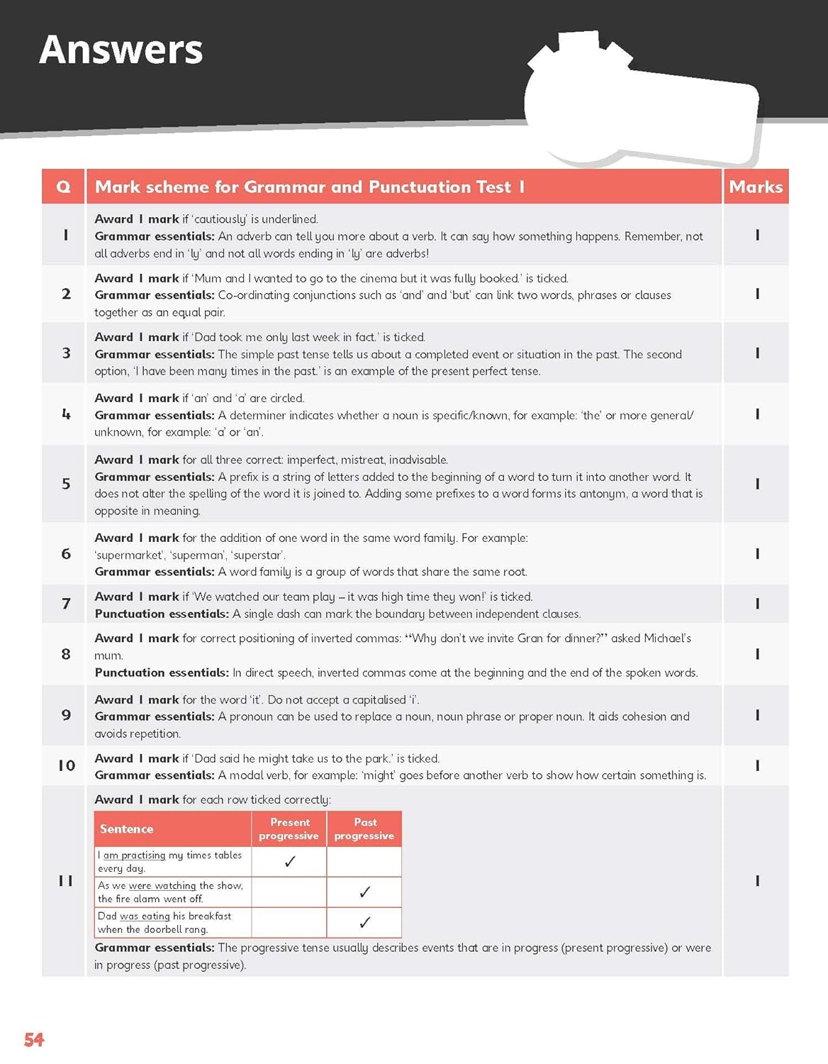 Quick test grammar, reading and maths activities for children ages 9-10 (Year 5). Perfect for Home Learning. (10 Minute SATs Tests)-8