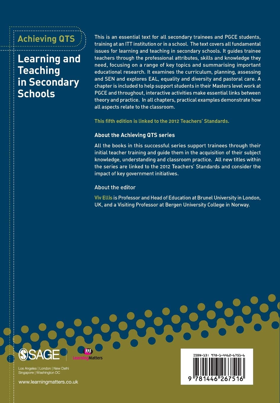 Learning and Teaching in Secondary Schools (Achieving Qts) (Achieving QTS Series)-1