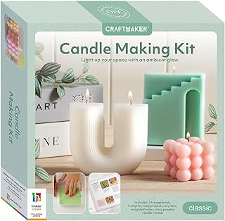 Hinkler - CraftMaker Candle Making Kit - Hobbies for Adults - Arts and Crafts Gifts - DIY Craft Project - Learn to Make Candles at Home