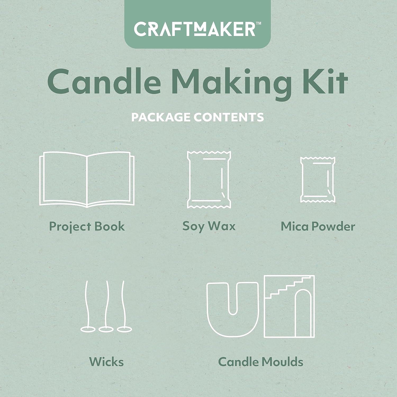 Hinkler - CraftMaker Candle Making Kit - Hobbies for Adults - Arts and Crafts Gifts - DIY Craft Project - Learn to Make Candles at Home-2