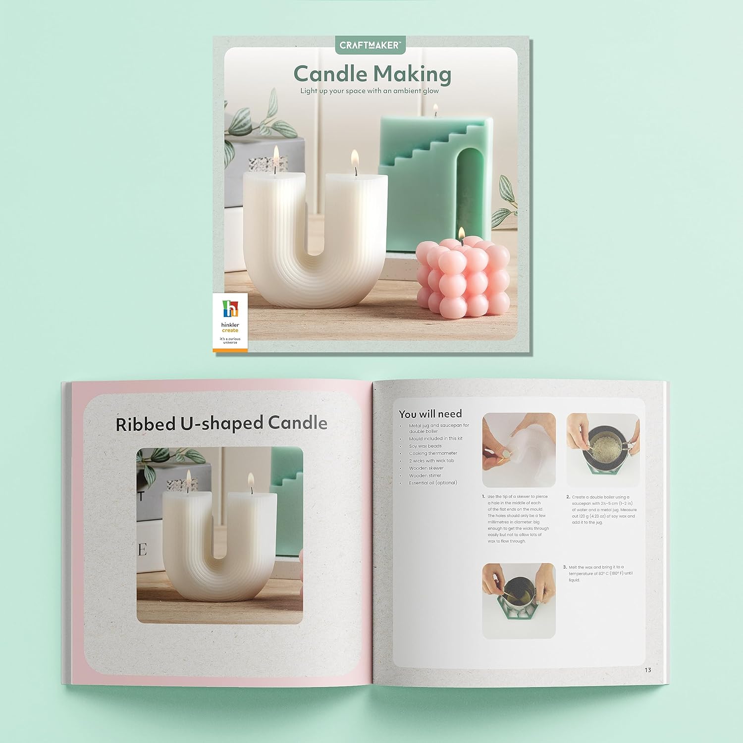 Hinkler - CraftMaker Candle Making Kit - Hobbies for Adults - Arts and Crafts Gifts - DIY Craft Project - Learn to Make Candles at Home-3