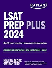 LSAT Prep Plus 2024: Strategies for Every Section + Real LSAT Questions + Online: With "New Section" (Kaplan Test Prep)