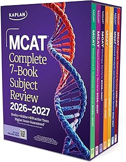 MCAT Complete 7-Book Subject Review 2026-2027, Set Includes Books, Online Prep, 3 Practice Tests (Kaplan Test Prep)