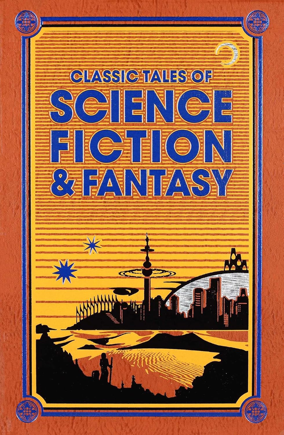 Classic Tales of Science Fiction & Fantasy (Leather-bound Classics)-0