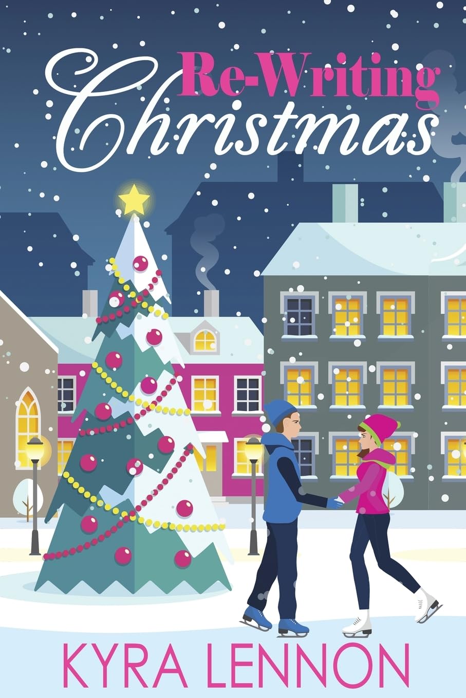 Re-Writing Christmas: A Small Town Holiday Romance (Oakwood Lane)-0