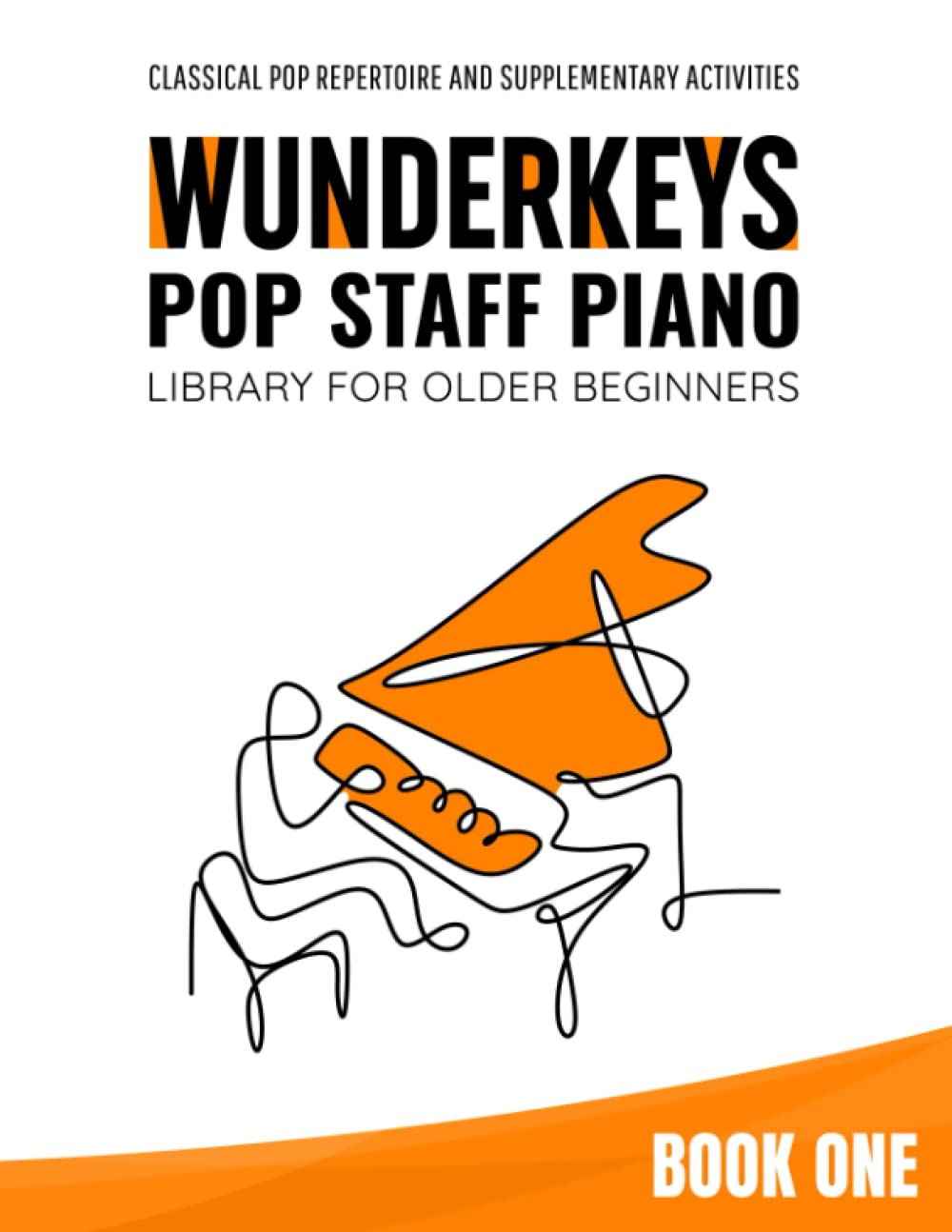 WunderKeys Pop Staff Piano Library For Older Beginners, Book One: Classical Pop Repertoire And Supplementary Activities-0