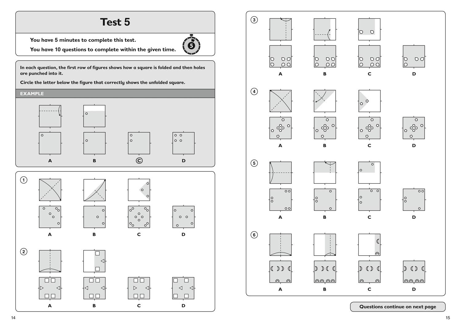 11+ Spatial Reasoning Quick Practice Tests Age 10-11 (Year 6): For the 2024 CEM Tests (Collins 11+ Practice)-3