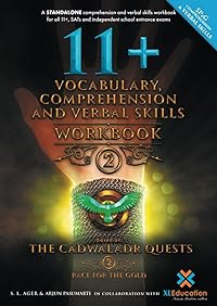 11+ Vocabulary, Comprehension and Verbal Skills – Workbook 2: A STANDALONE Comprehension and Verbal Skills Workbook Based on The Cadwaladr Quests: ... Comprehension and Verbal Skills Workbooks)