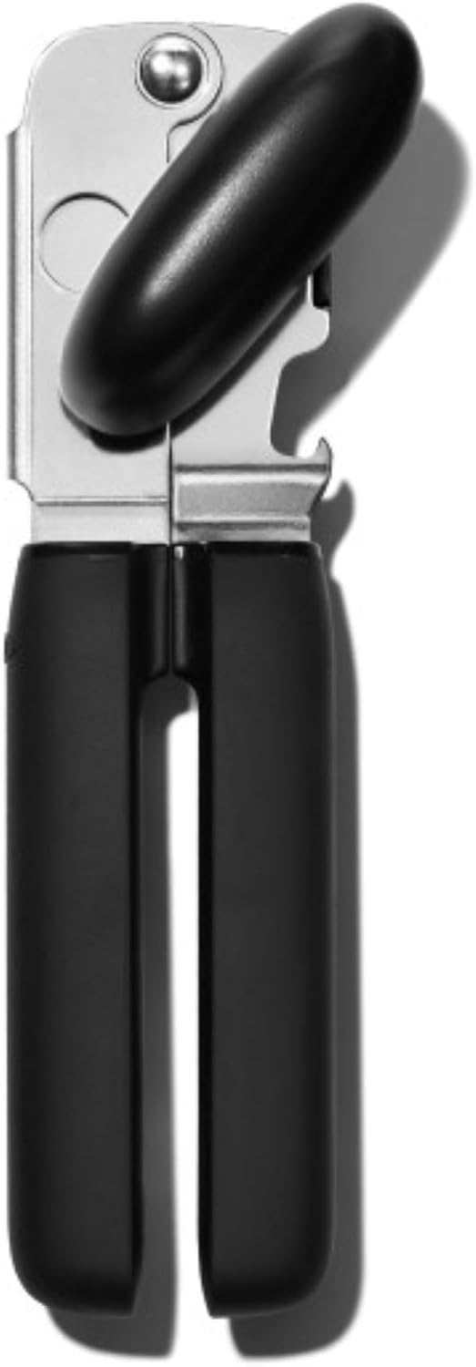 OXO Good Grips Soft Handled Tin Opener, Black/Silver-0