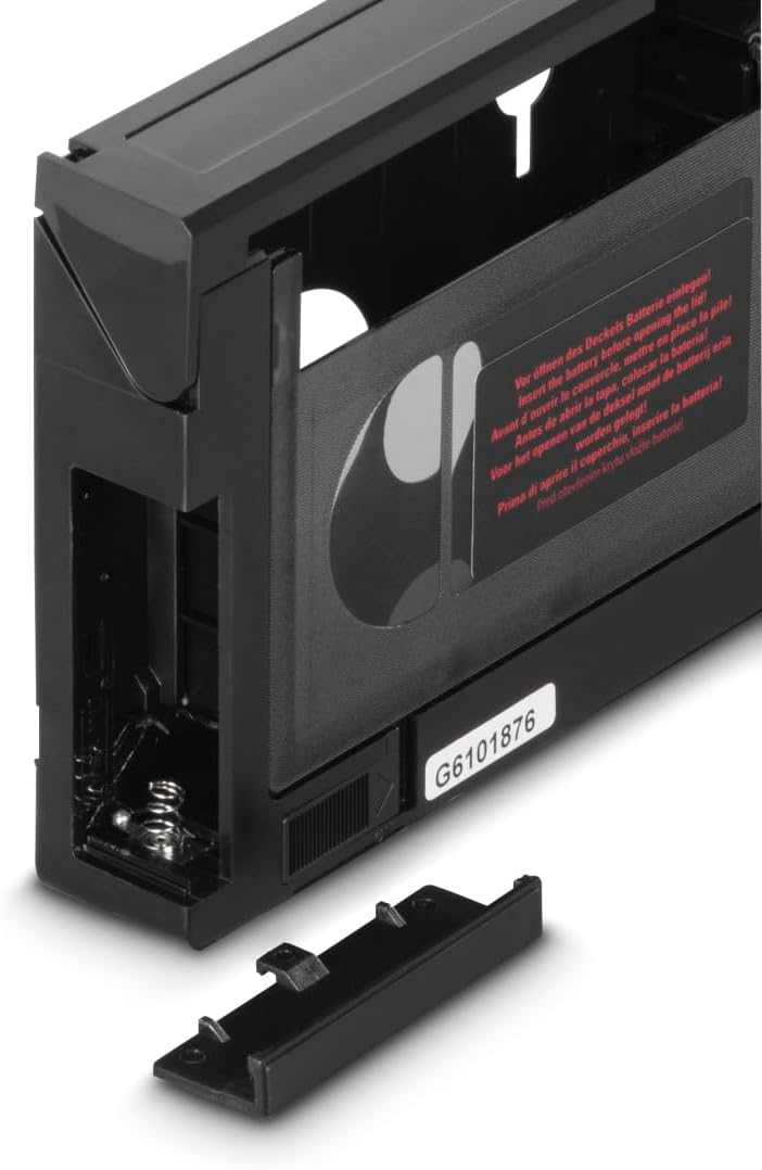 Hama VHS-C/VHS Cassette Adapter | VHS-C/VHS Video Converter | Motorized Adapter Cassette | 6 Mm | Black-12