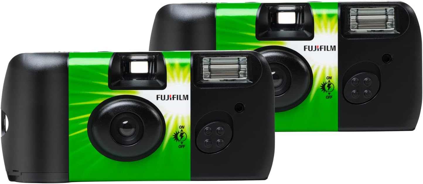 Fujifilm QuickSnap Flash 400 One-Time-Use Camera -2 Pack-0