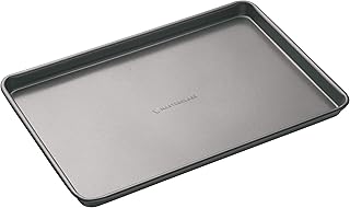 MasterClass Large Baking Tray with PFOA Non Stick, Robust 1 mm Carbon Steel, 39 x 27 cm