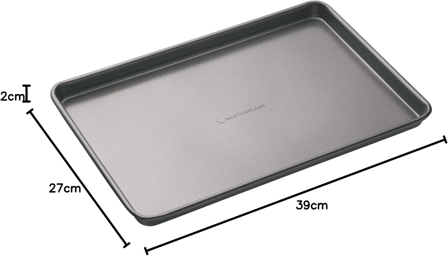 MasterClass Large Baking Tray with PFOA Non Stick, Robust 1 mm Carbon Steel, 39 x 27 cm-8