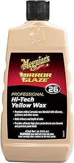 Meguiar's Mirror Glaze 26 Professional Hi-Tech Yellow Car Wax Liquid 473ml M2616