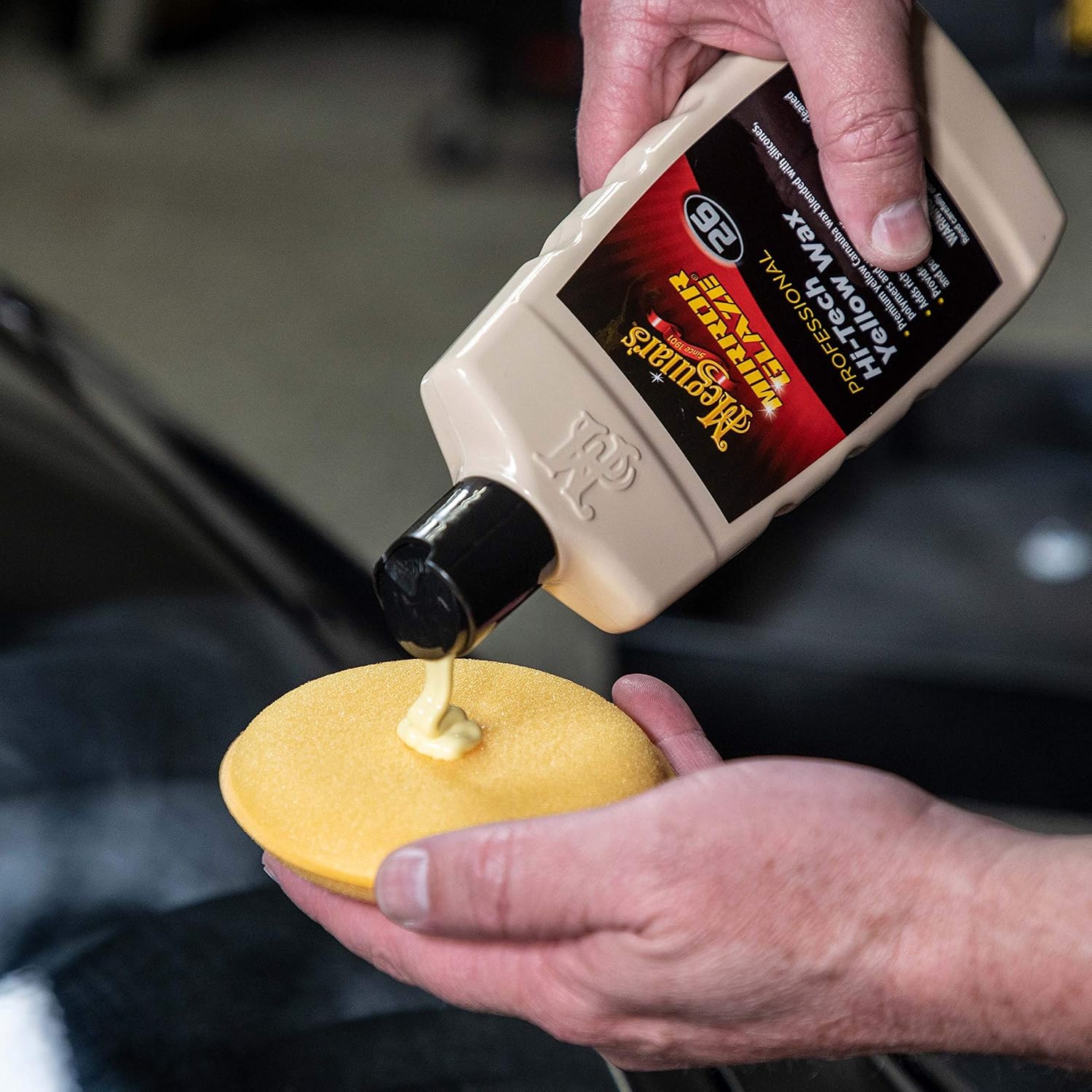 Meguiar's Mirror Glaze 26 Professional Hi-Tech Yellow Car Wax Liquid 473ml M2616-5