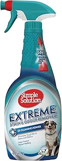 Simple Solution Extreme Pet Stain and Odour Remover, Enzymatic Cleaner with 3X Pro-Bacteria Cleaning Power - 945ml