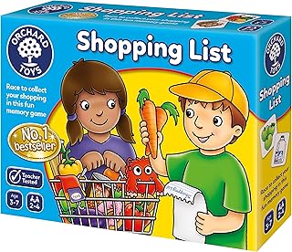 Orchard Toys Shopping List Memory Game - Matching and Memory Games for 3 Year Olds and Up - Kids Educational Toys and Learning Games - Children and Toddler Board Games Ages 3 to 7-2 to 4 Players