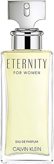 CALVIN KLEIN Eternity - Eau de Parfum for Women - Floral Fragrance With Notes Of Bergamot, White Lily, White Rose, Carnation, Violet, Sandalwood, Amber, Musk - High Longevity - Spray 3.3oz