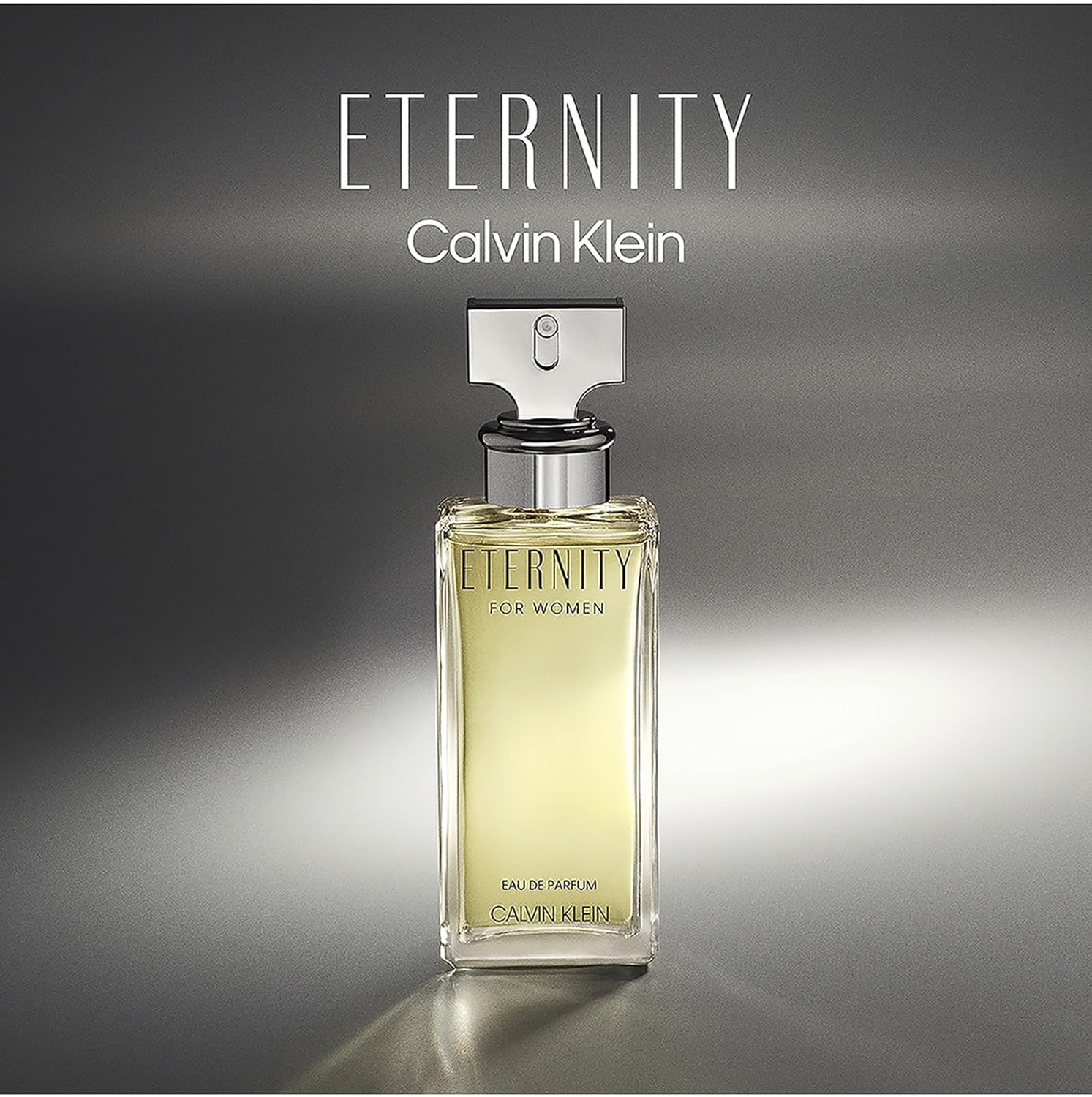 CALVIN KLEIN Eternity - Eau de Parfum for Women - Floral Fragrance With Notes Of Bergamot, White Lily, White Rose, Carnation, Violet, Sandalwood, Amber, Musk - High Longevity - Spray 3.3oz-3