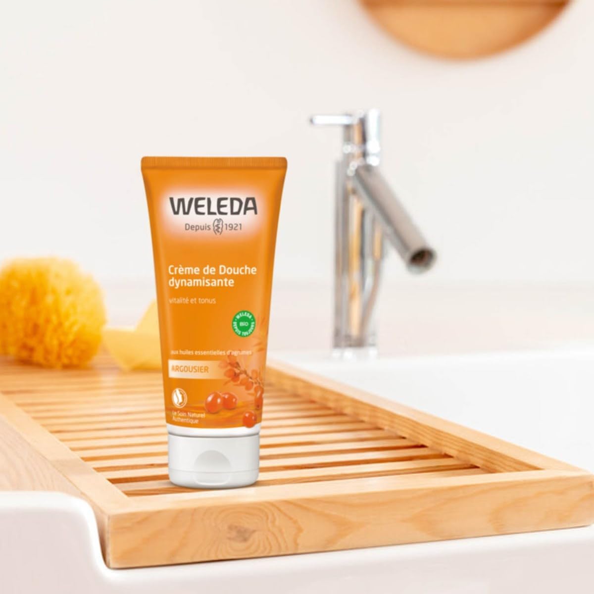 Weleda Shower Gel with Sea Buckthorn, Creamy Body Wash, For Women & Men, Cleanse & Vitality, Paraben & SLS Free, Certified Natural, Organic, Vegan, 200 ml-3