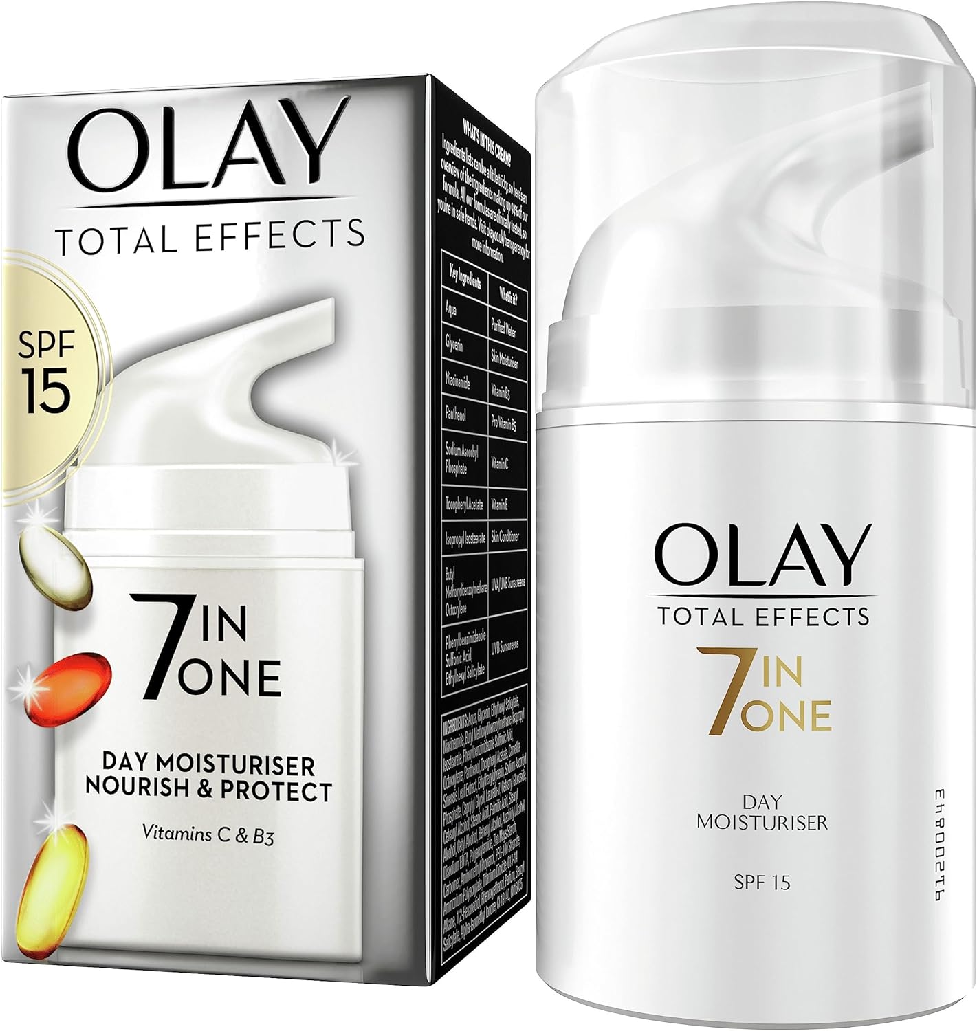 Olay Total Effects 7-In-1 Anti-Ageing Moisturiser With Spf15, Niacinamide, Vitamin C And E, 50 Ml-1