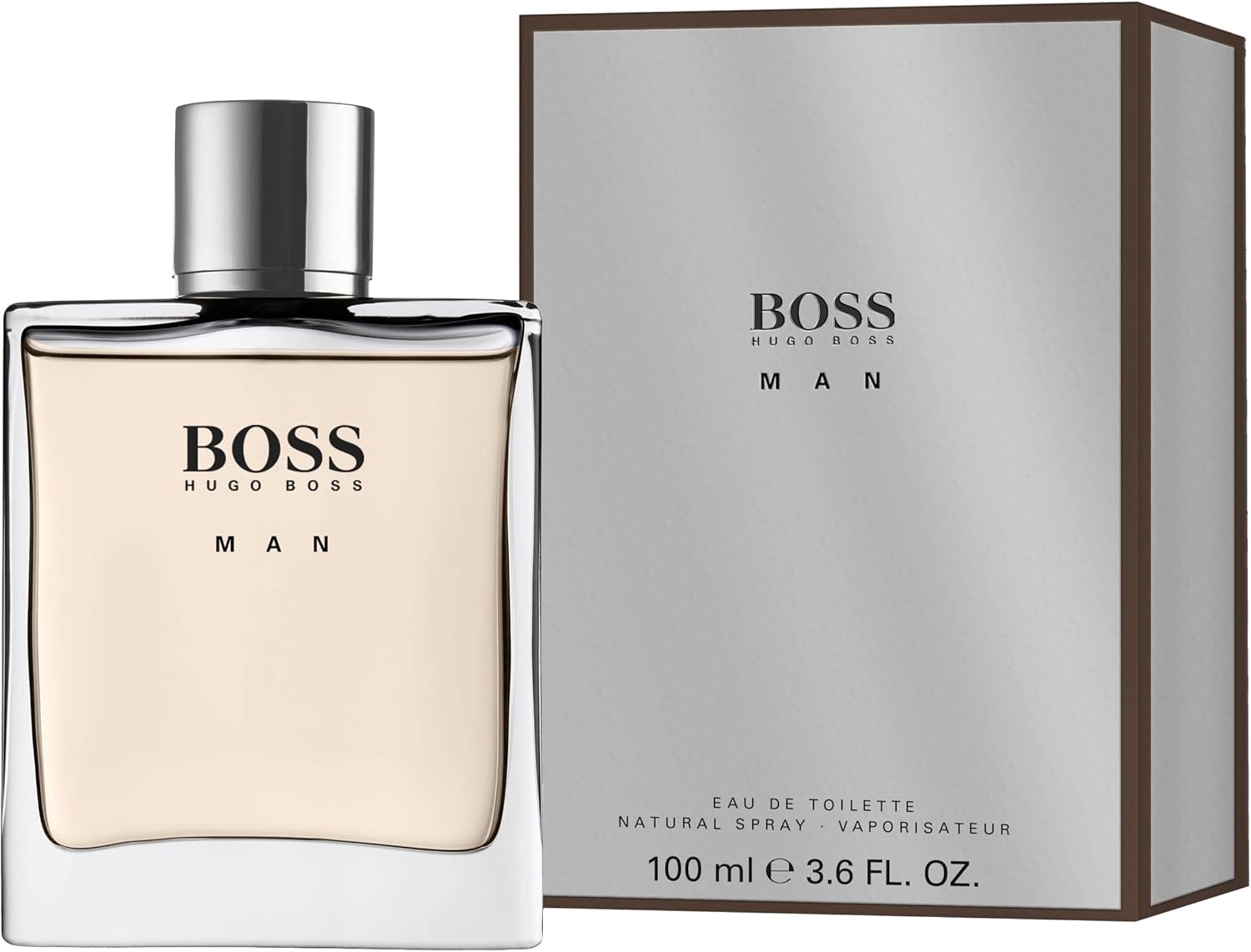 BOSS Man - Eau de Toilette for Him - Ambery Fragrance With Notes Of Crispy Apple, Frankincense, Vanilla Bean - Medium Longevity - 100ml-1