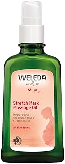 Weleda Stretch Mark Oil, Body Oil, Massage, Developed with Midwives, Vitamin A,D & E, Anti Inflammatory, Dermatologically Tested, 100% Certified Natural, Vegan, 100ml