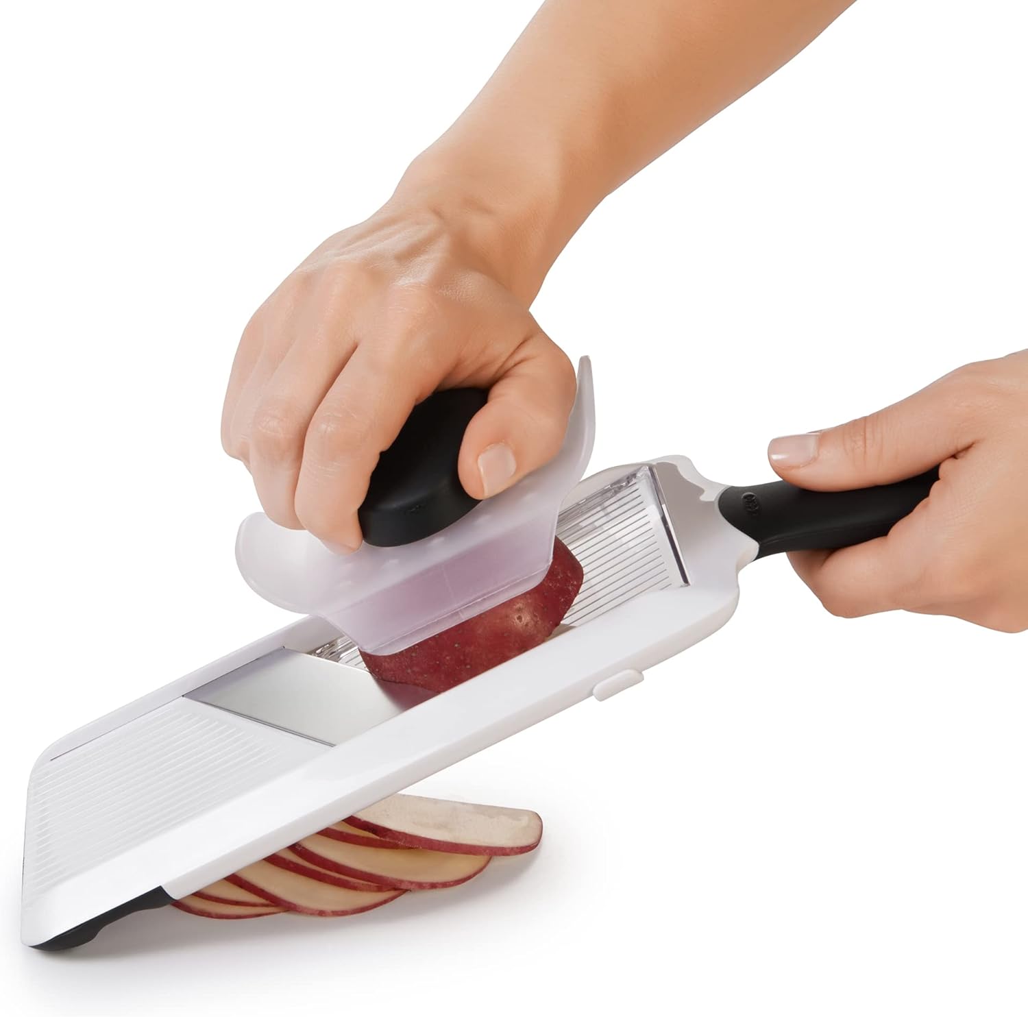 OXO Good Grips Handheld Mandoline Slicer, White/Black-1