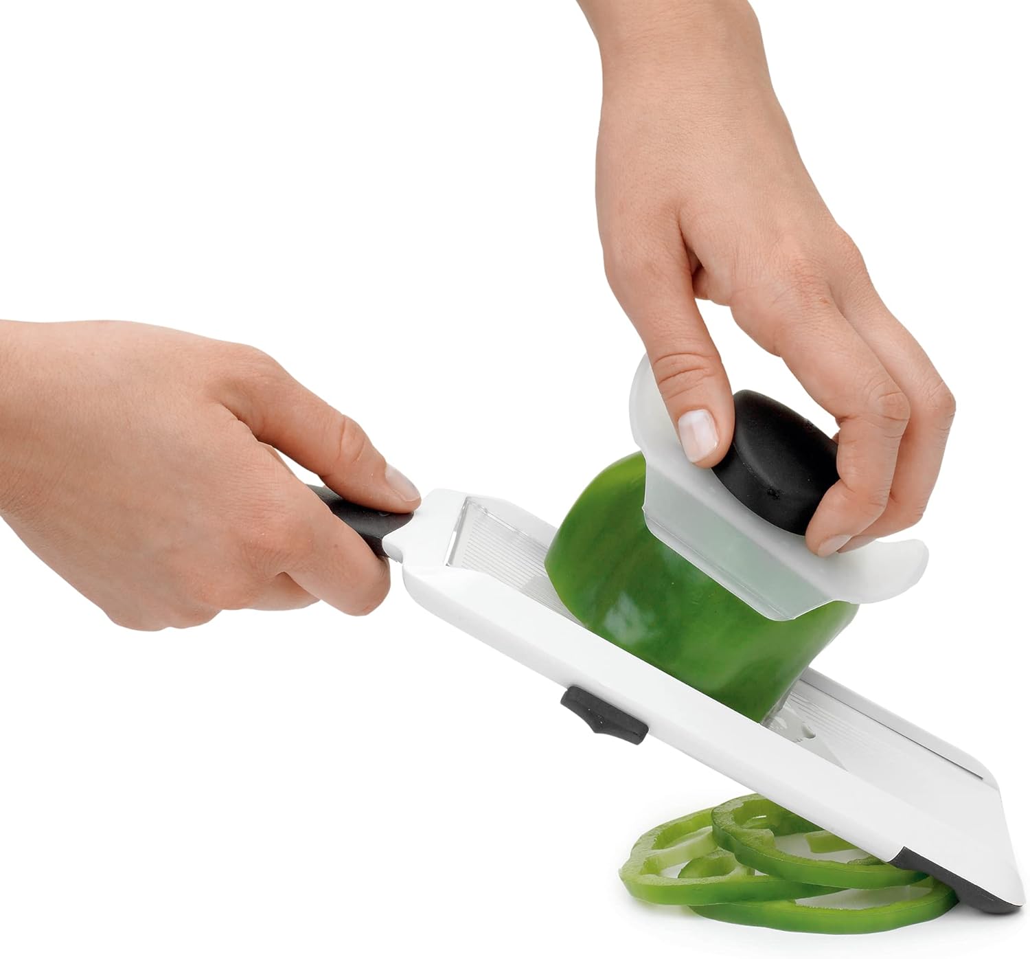 OXO Good Grips Handheld Mandoline Slicer, White/Black-2